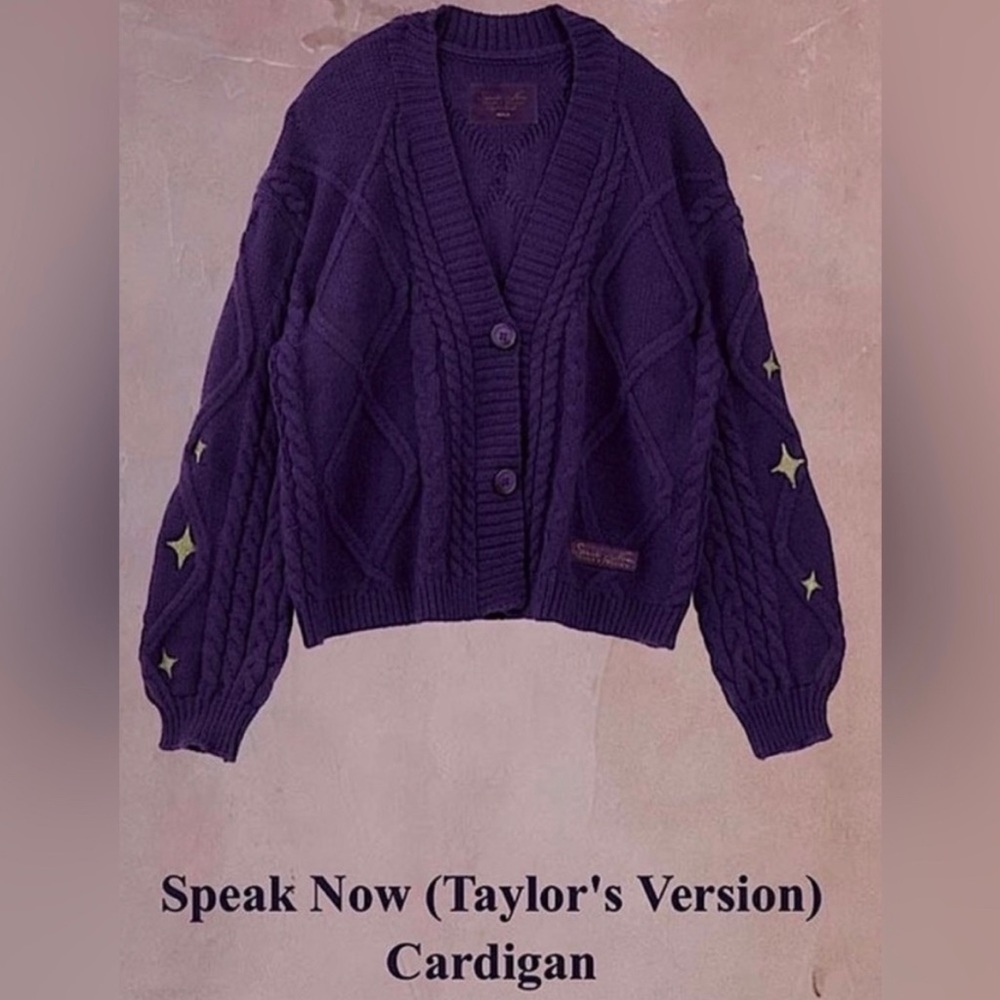 Speak Now Taylor Swift Cardigan XL/2XL